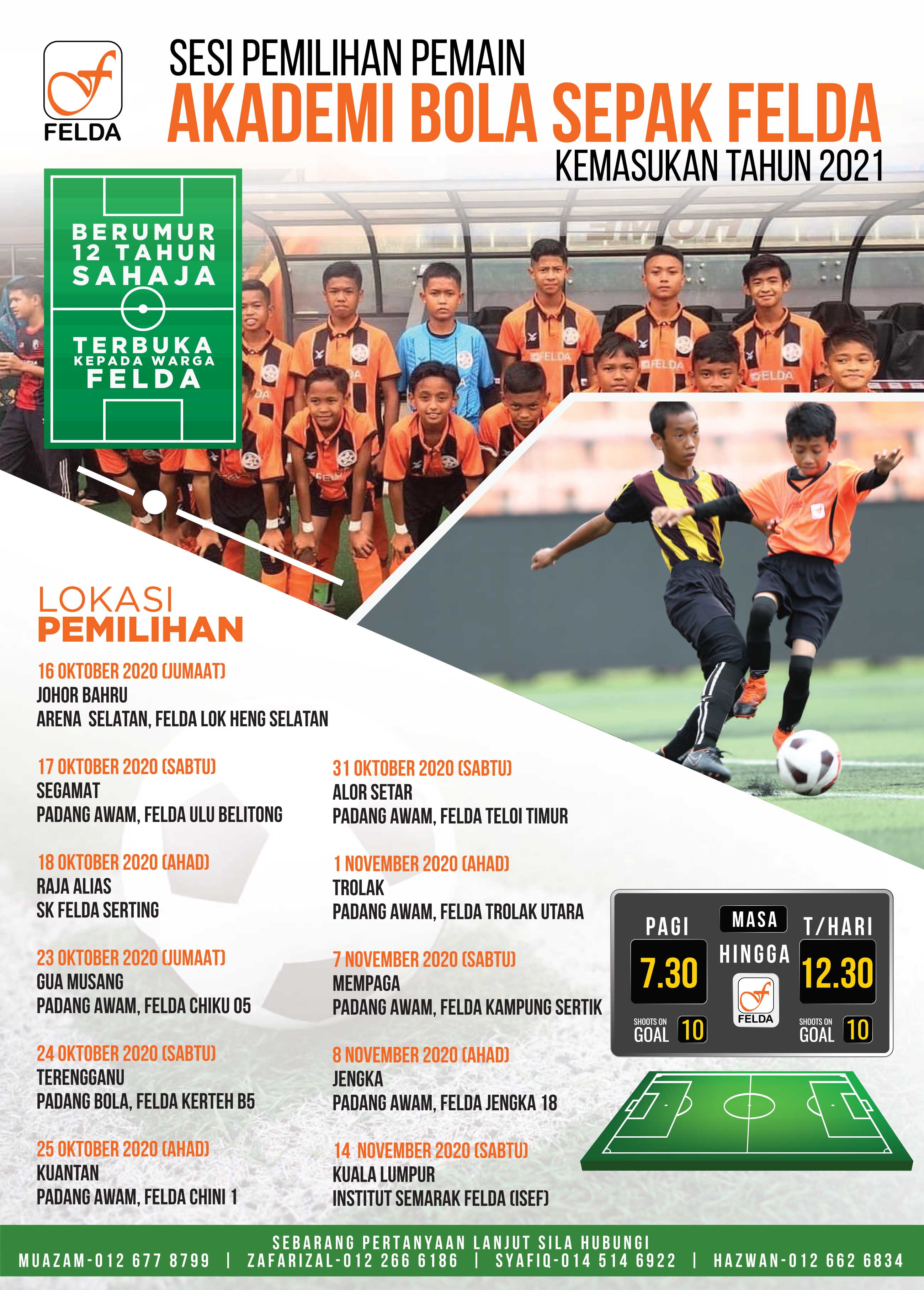 Poster Pemilihan Pemain Akademi Bola Sepak FELDA