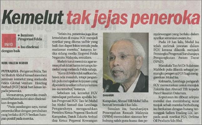 FELDA - Kemelut Tak Jejas Peneroka