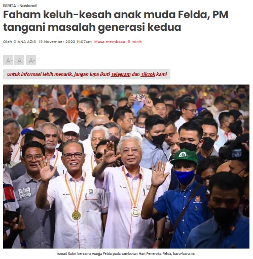 SIAP bantu perkasa pendidikan generasi baharu FELDA SH 17102022