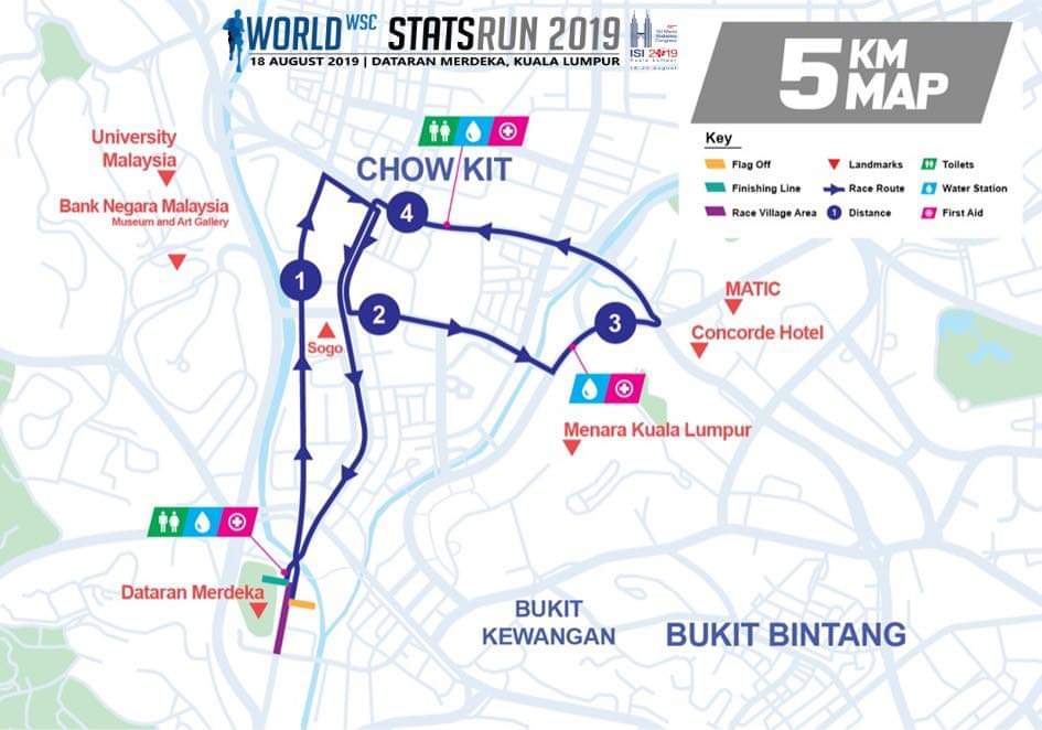 WSC Run Route 5KM