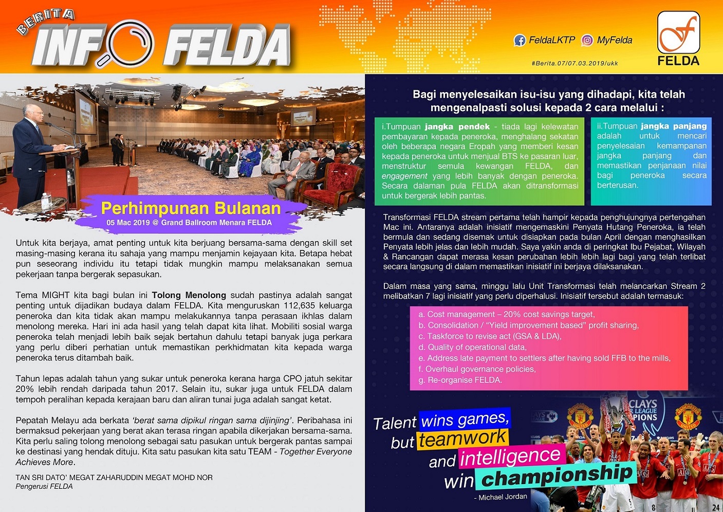 Newsletter Perhimpunan Mac2019