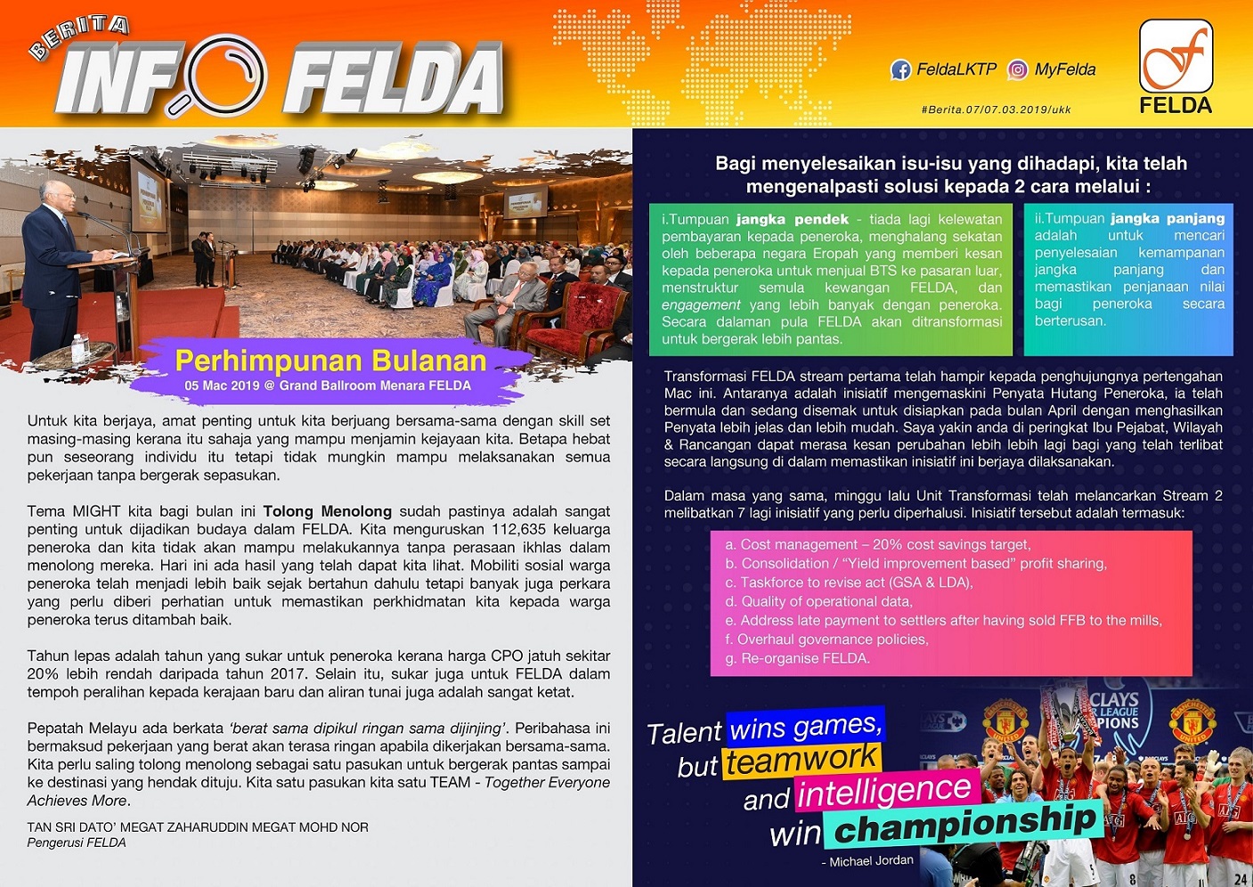 Newsletter Perhimpunan Mac2019