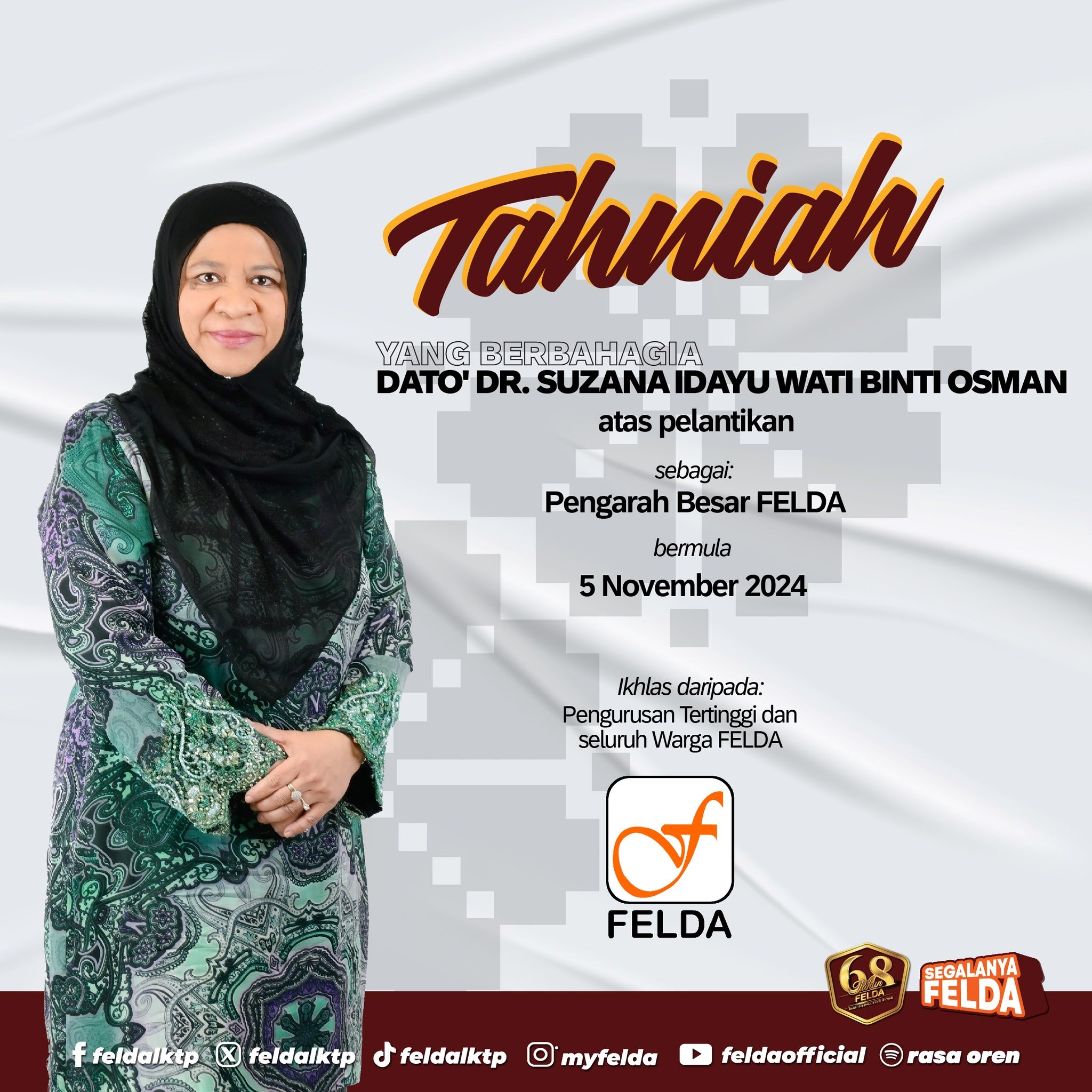 Selamat Datang Pengarah Besar FELDA