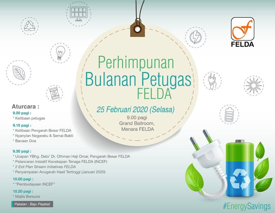 PERHIMPUNAN BULANAN PETUGAS FELDA FEBRUARI 2020