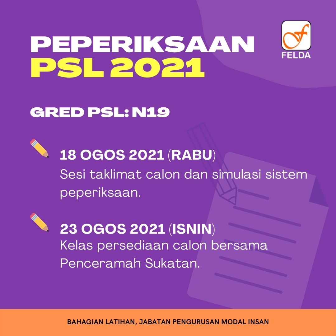 Peperiksaan khas psl